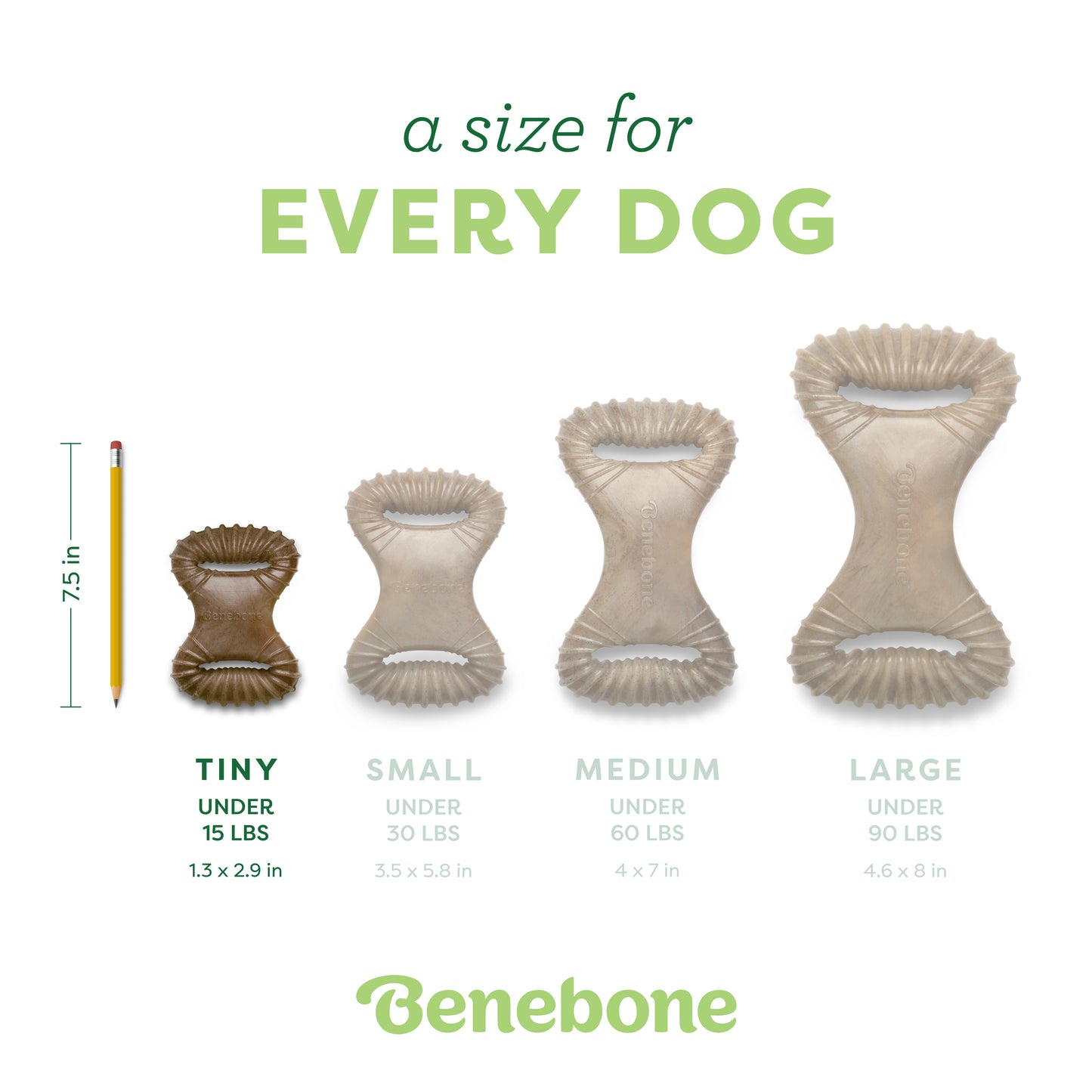 A Size for Every Pup: Tiny Dental Chew (for dogs under 15 lbs)