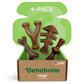 Image of box with 4 Benebones. Text reads: 4-Pack. Benebone made and sourced in USA. Large under 90lbs