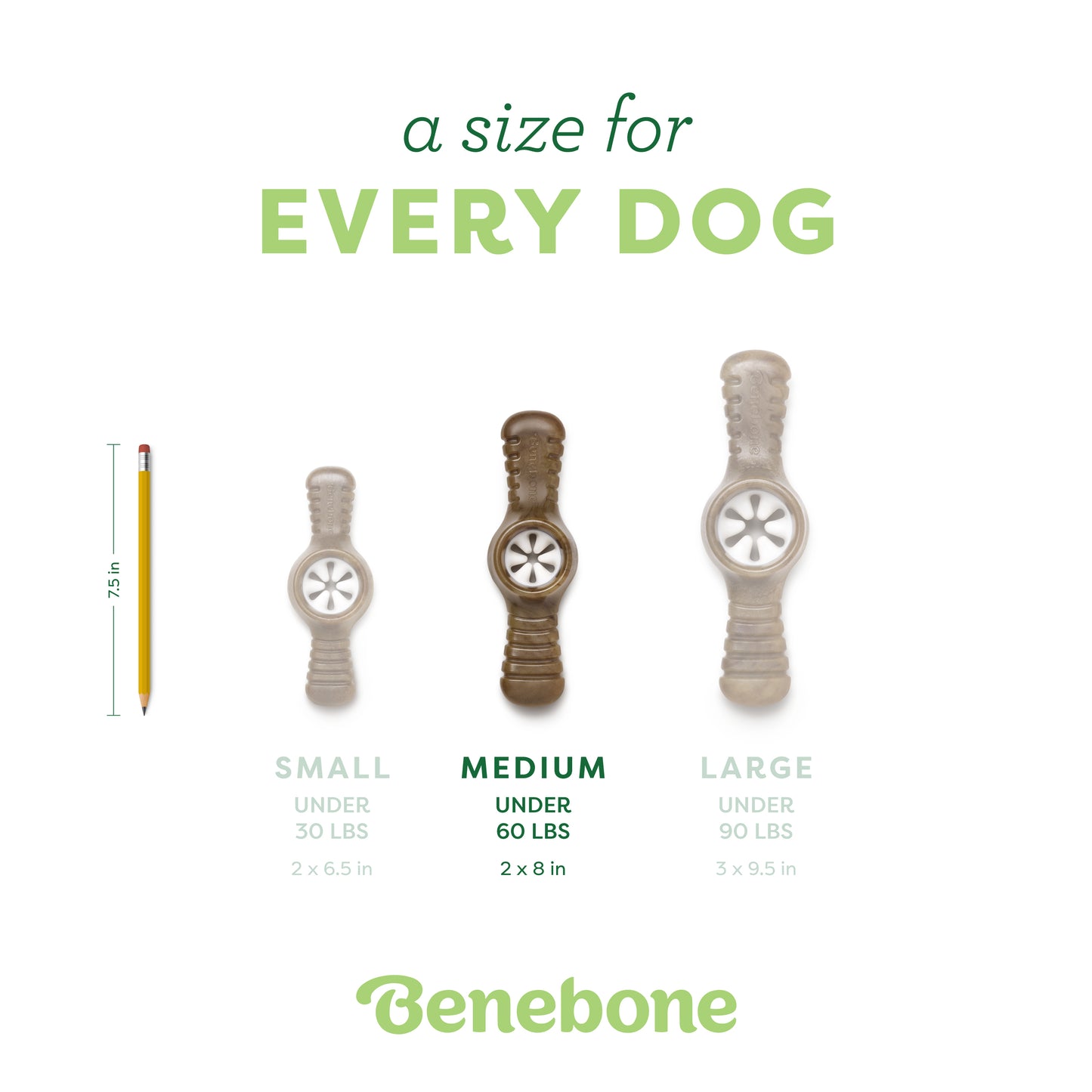  A size for every dog. Size guide: medium pawplexer, under 60 lbs.