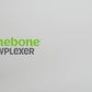Benebone pawplexer video with music no talking. Video shows dogs interacting with Benebones. Video contains text that reads: Irresistible real flavors, bacon. Take your dog’s treat. Put into middle of Pawplexer. Stay playful Benebone logo.