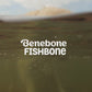 Benebone Fishbone video with music no talking. Video shows dogs interacting with Benebones. Video contains text that reads: Benebone Fishbone. Irresistible real jack salmon flavor. Real pieces of fish! Paw-friendly grips. A size for all dogs. Long-lasting fun. Benebone it’s chew love.
